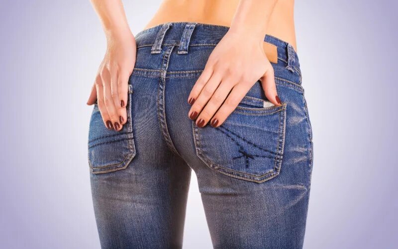 Jeans butt. Jeans butt
