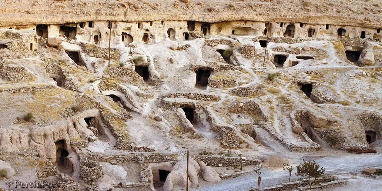 Древние сели. Деревня Мейманд Иран. Скальная деревня Мейманд (Керман). Древняя деревня в Иране. Иранский дом в пещере.