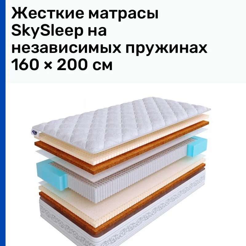 матрас на пружинах 160 на 200