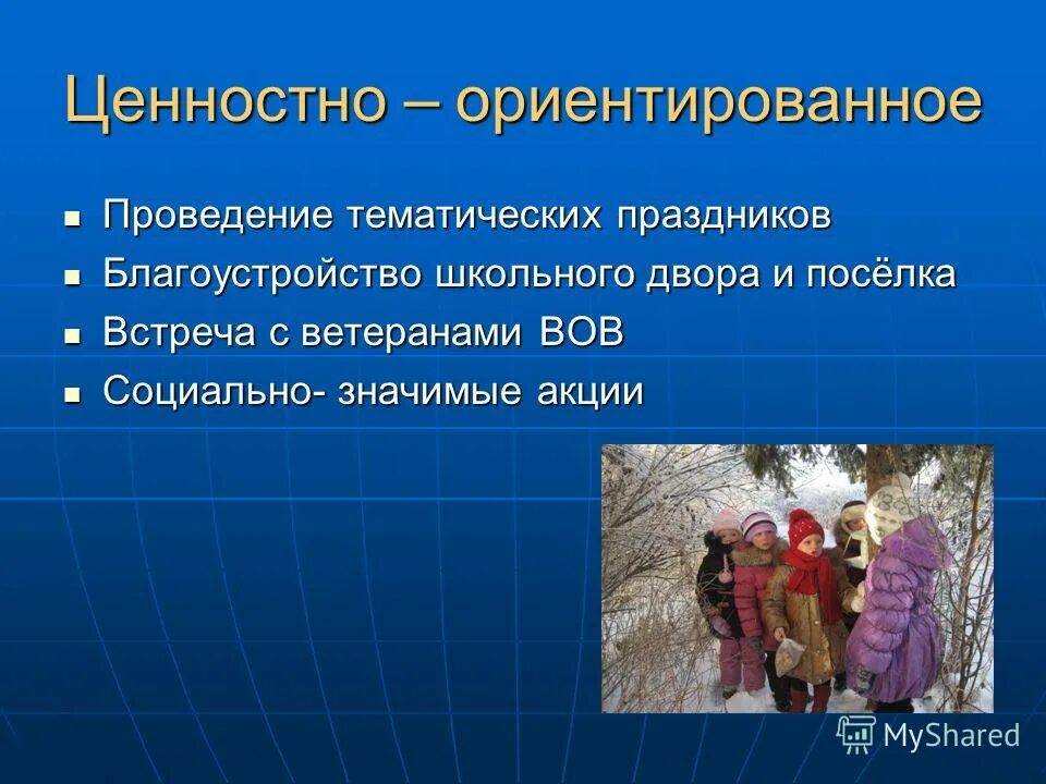 проведение темы