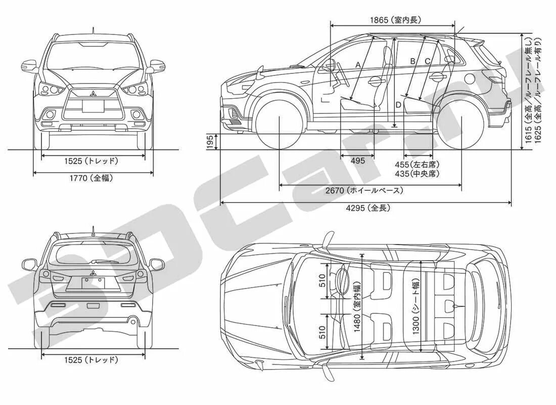 Мицубиси асх размеры. Чертеж Mitsubishi ASX. Mitsubishi ASX Размеры чертеж. Mitsubishi ASX 2011 габариты. Митсубиши Аутлендер 3 габариты.