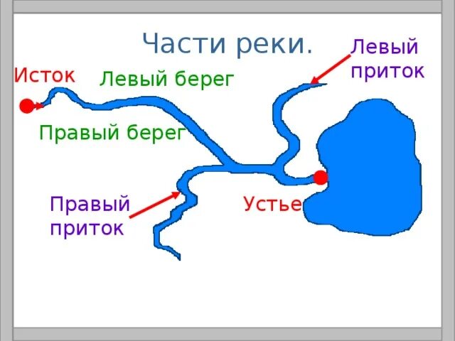 Как можно определить левый берег реки. Как можно определить левый берег реки
