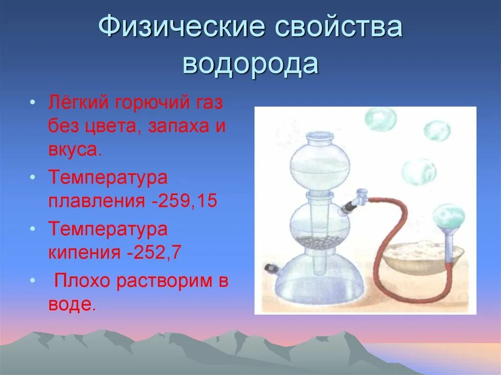 Водород можно получить из кислот. Физические свойства водорода. Водород. Получение и свойства водорода. Характеристика водорода презентация.