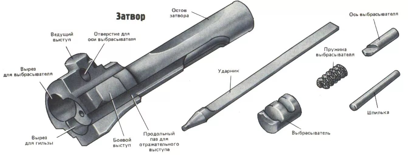 Баек от автомата. Затвор и затворная рама АК 74. Из чего состоит затвор АК 74. Устройство затвора АКМ. АК-74 автомат затвор затвор.