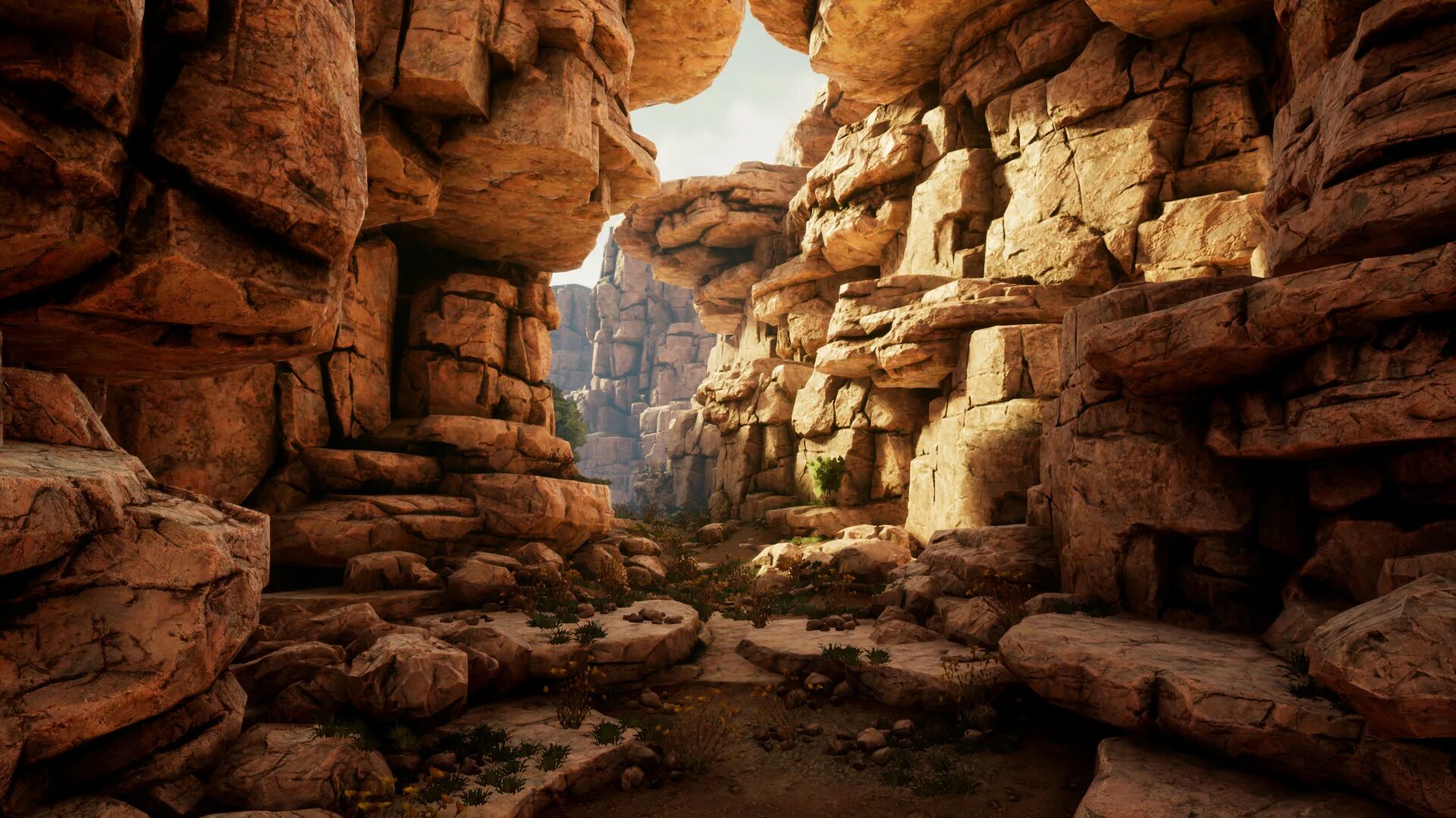 Cave v. Скалы игровой АССЕТ. Cave Stone. Красивые скалы в Unreal engine. Пещера стена из желтого камня.