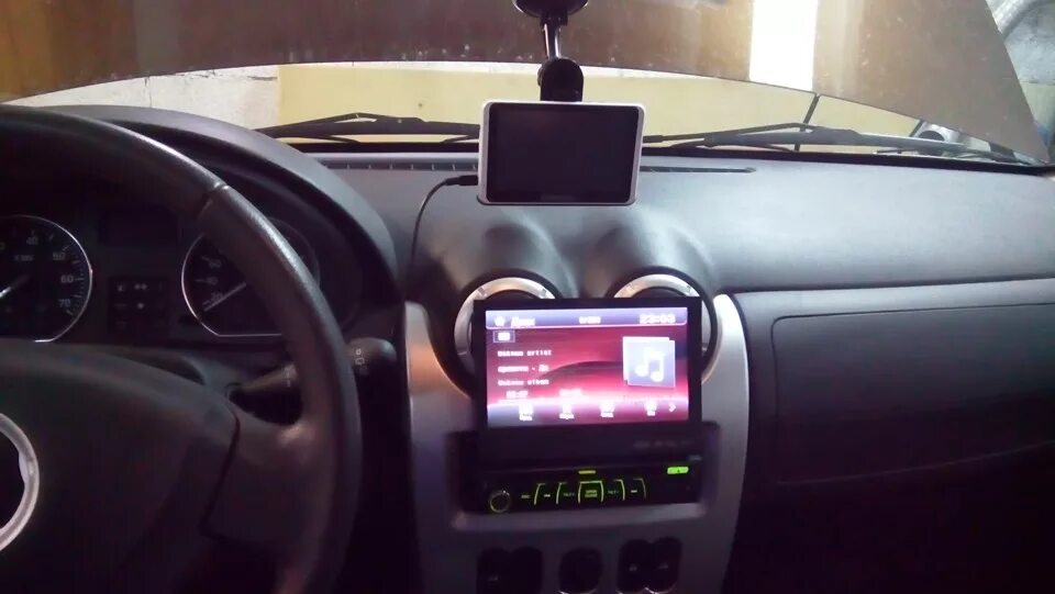 2 DIN Андроид в логан. - Renault Logan (1G), 1,6 л, 2010 года автозвук DRIVE2