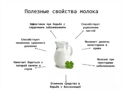 Сообщение о пользе молока