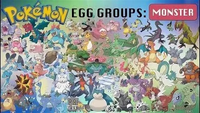 Яйцевые группы покемонов. Покемон группы яиц. Pokemon Egg Groups. Покемоны группы монстр.