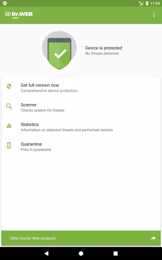 Антивирус доктор веб. Dr web Light. Антивирус Dr.web Light. Dr.web Light для Android.