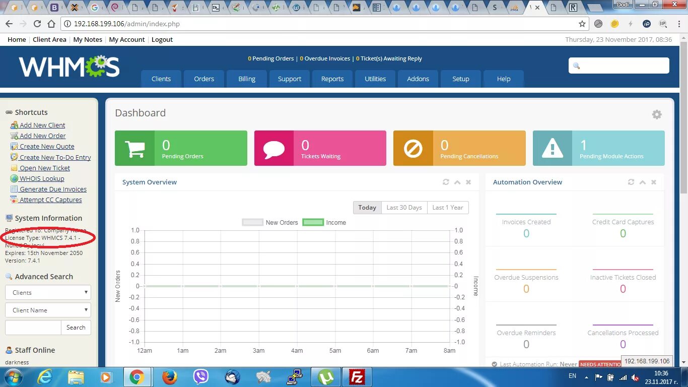 Order tickets. WHMCS. Billing для хостинга. WHMCS nulled. WHMCS 7.10.2.