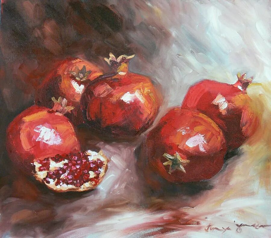 Картина маслом гранаты. Картина маслом гранаты. Картины маслом гранат южаков. Картина маслом гранаты. Картина маслом гранаты.