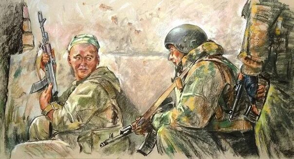 Образы защитников отечества в изобразительном искусстве