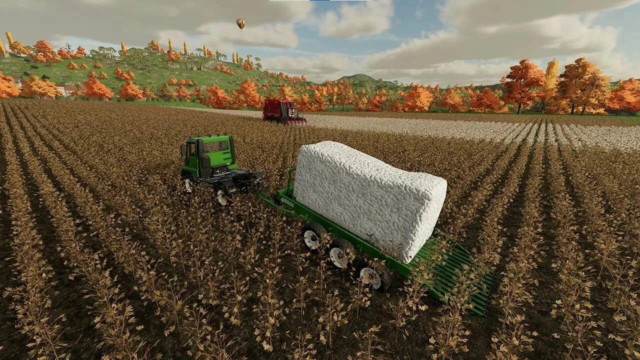 Фарминг симулятор 22 моды. Farming Simulator 2022. Прицеп для тюков хлопка ФС 22. Прицеп для тюков хлопка ФС 19. Хлопок ФС 22.