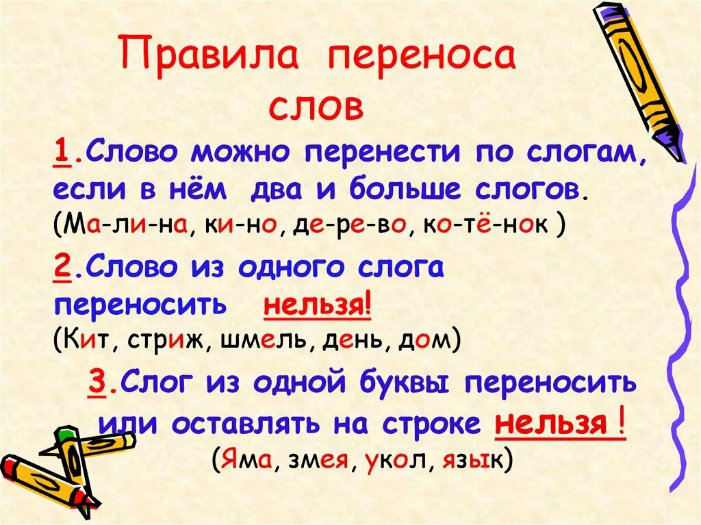 Можно перенести слово змея на другую строку. Правила переноса слов. Слоги перенос слов 1 класс. Разделить на слоги и для переноса. Слова на п.