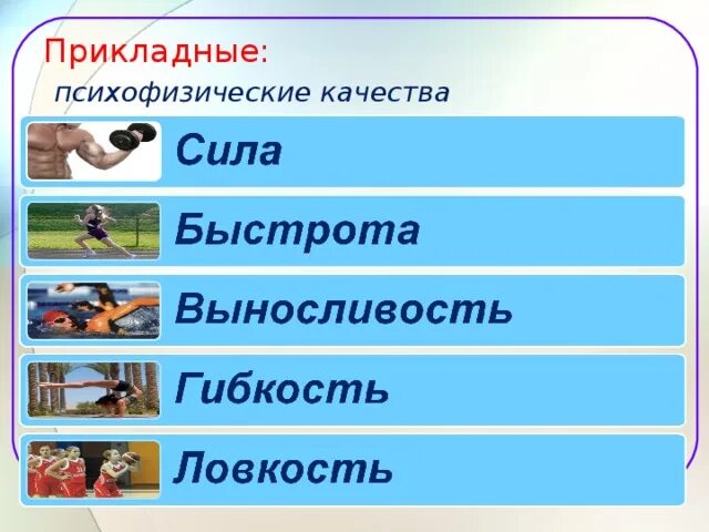 Прикладные психофизические качества. Сила выносливость ловкость гибкость быстрота это. Прикладные физические качества. Сила быстрота выносливость.