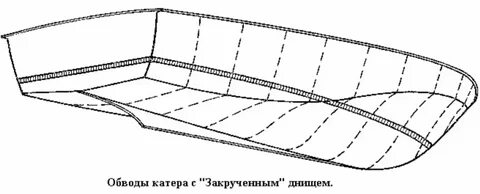 Уступ на днище судна