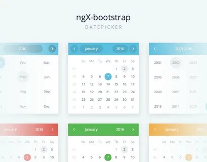 Bootstrap календарь