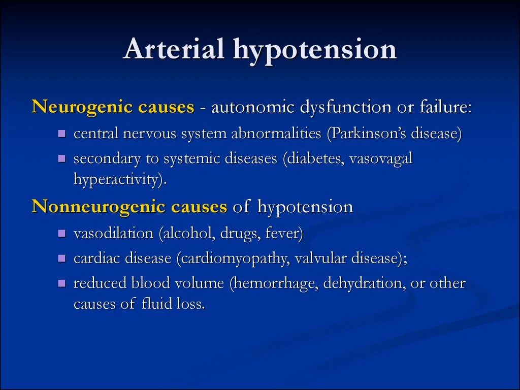 Hypotension. Arterial Hypertension causes. Arterial Hypertension Symptoms. Hypotension disease.