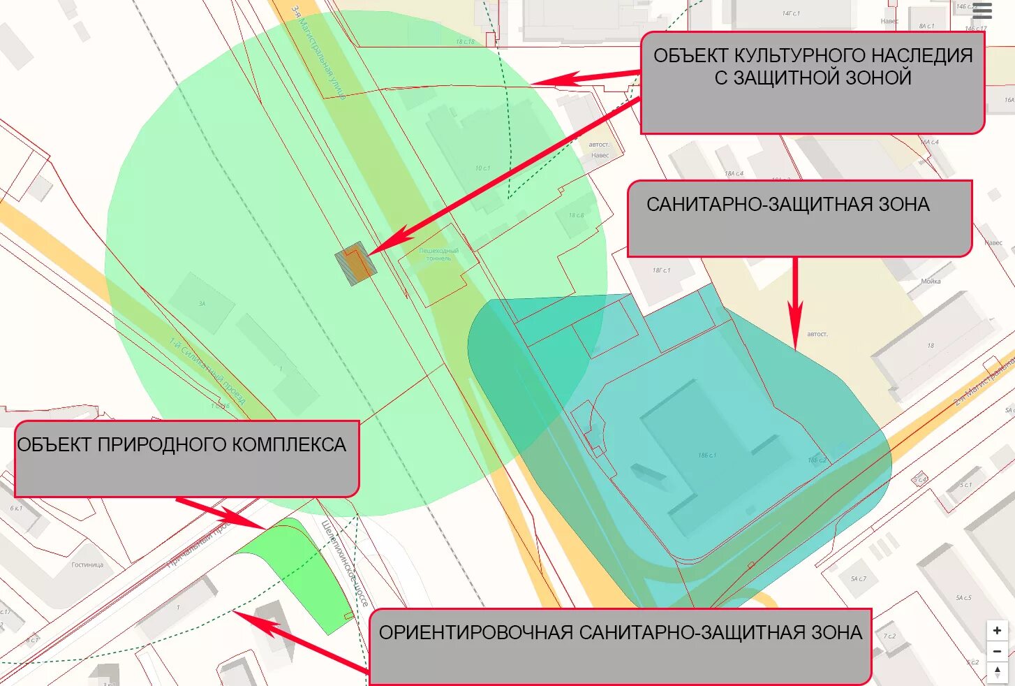 Санитарно-защитная зона предприятия. Защитная зона окн. Границы СЗЗ. СЗЗ промышленного объекта.