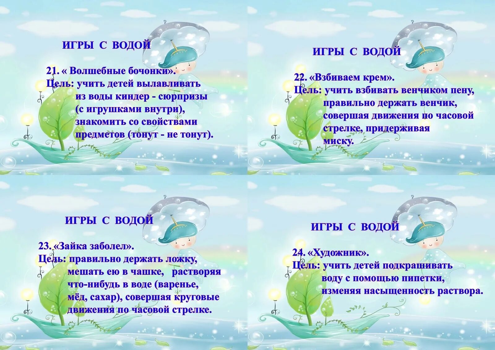 Вода конспект подготовительная группа
