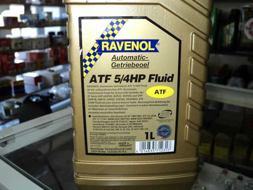 Atf t ulv. Ravenol ATF 8hp Fluid 90. Ravenol ATF 5/4 цвет.