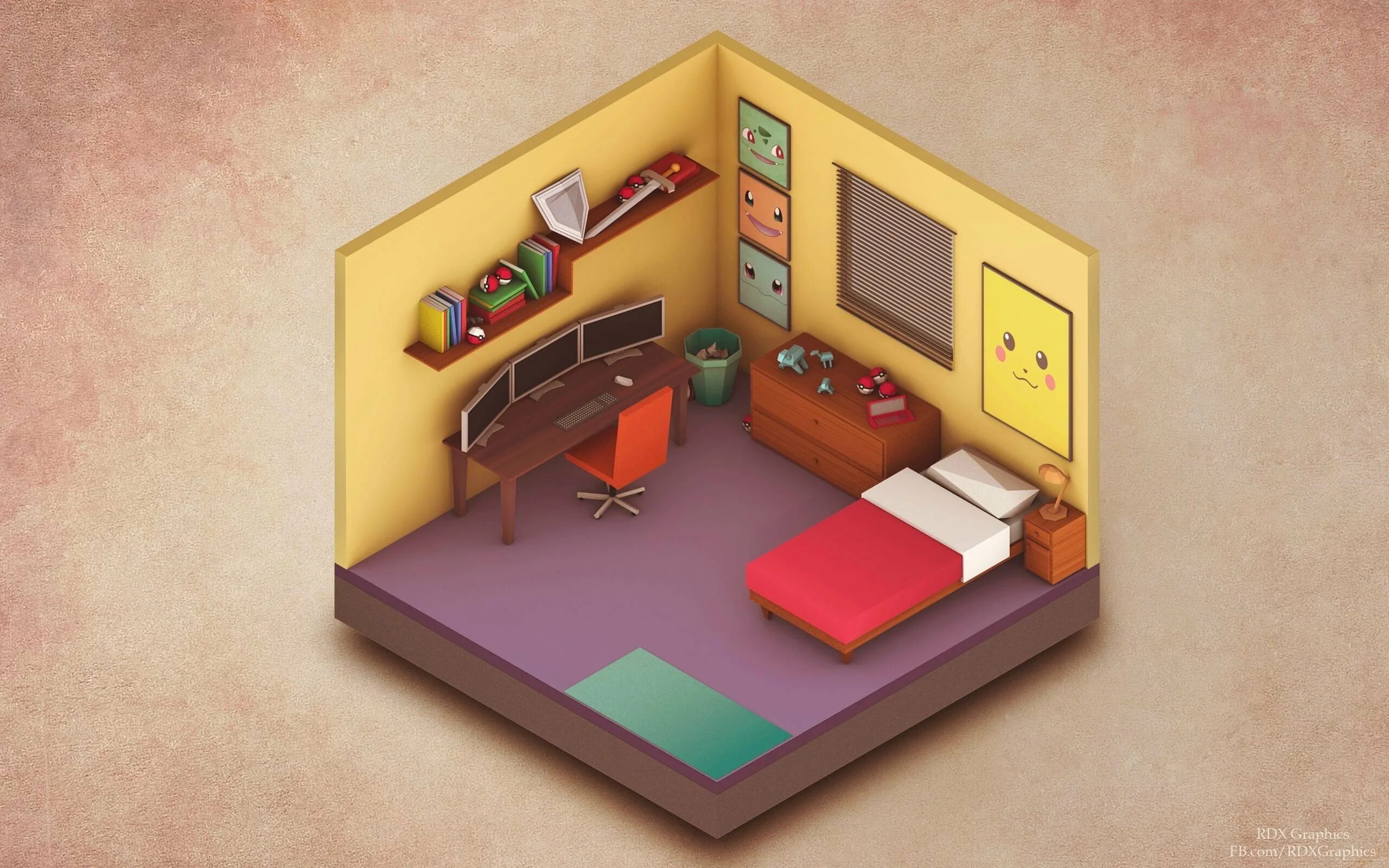 Игры расставлять комнаты. Комната isometric 3d. Спальня isometric 3d. Макет комнаты. Трехмерное изображение комнаты.