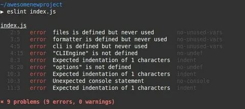 Eslint is not defined