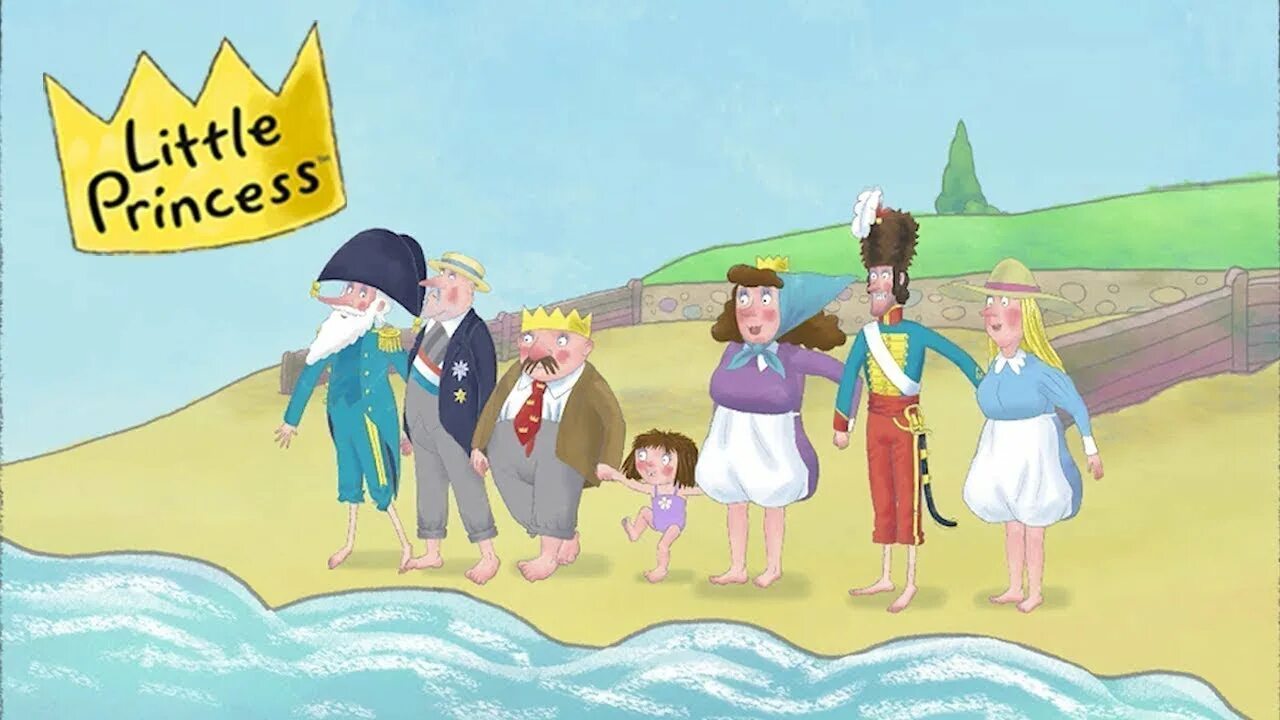 Little Princess cartoon in English. I want to go the Seaside. We went on holiday year