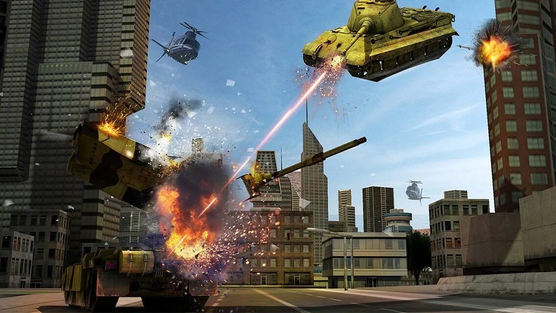 Flying tank