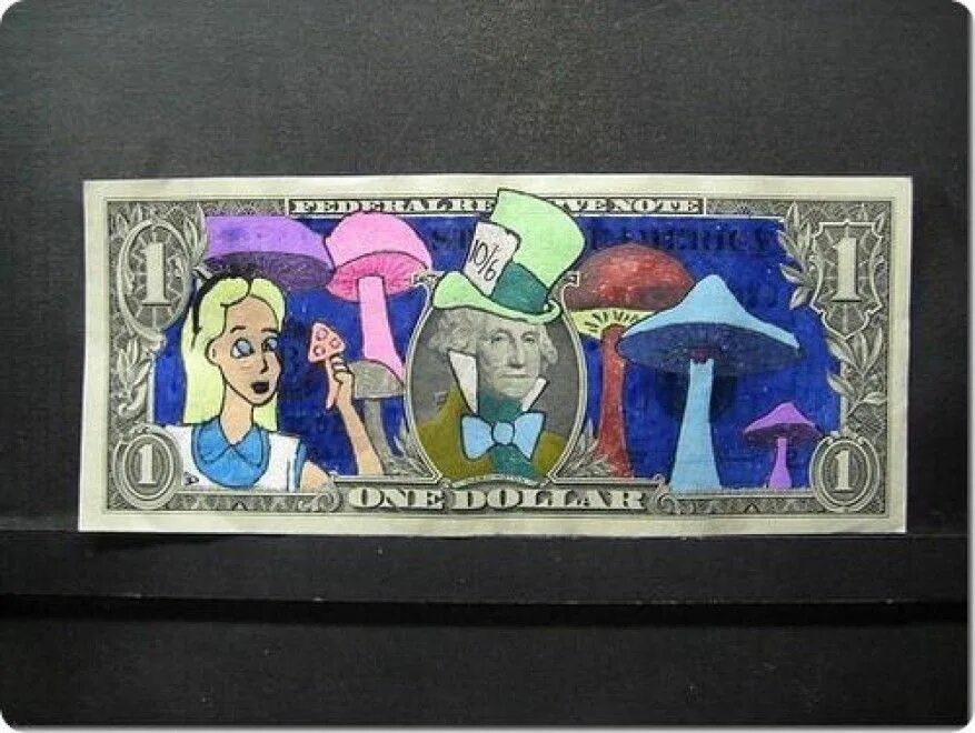 Разрисованные деньги. Разрисованный доллар. Разрисованная банкнота. Разрисованный доллар в стиле граффити.