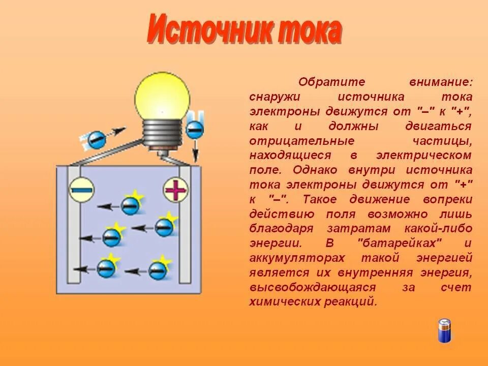 5 источник тока. Источник тока. Источники тока презентация. Источники электрического тока. Устройство источника тока.