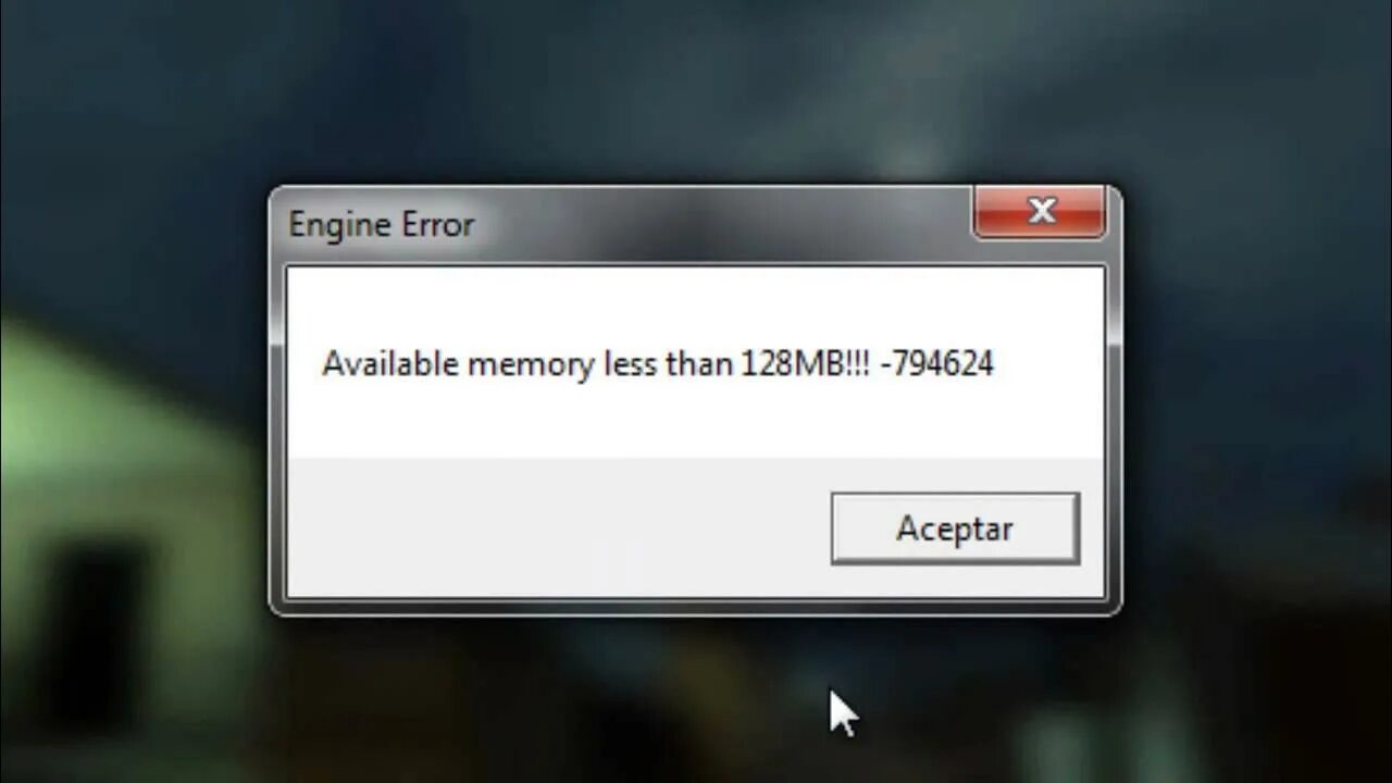 Available Memory less than 128mb. Available Memory less than 128mb half Life 2 что делать. Human Error half Life 2. Ошибка hl это. Error code 128