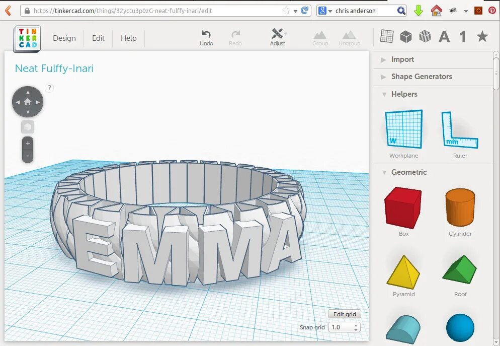 Программа тин. Тинкеркад 3д принтер. Tinkercad 3d моделирование. 3d моделирование тинкеркард. 3д проекты в Тинкеркад.