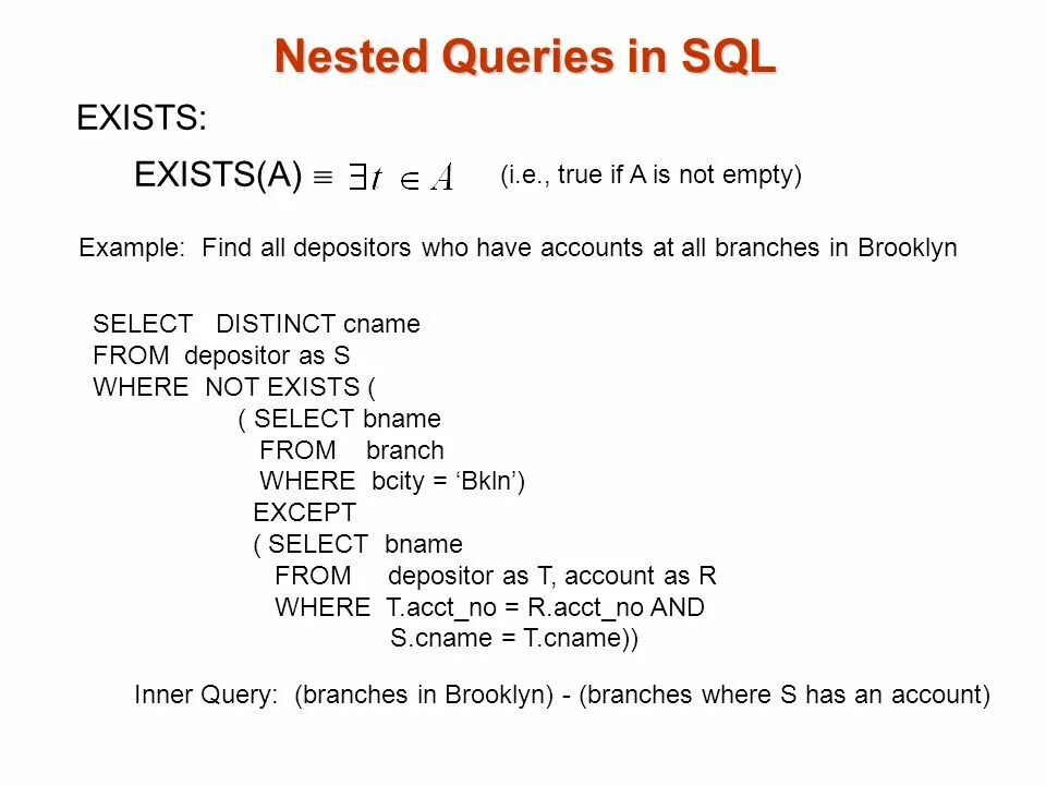 Query contains. Query_in SQL это. SQL in примеры. Nested select. Оператор in SQL примеры.