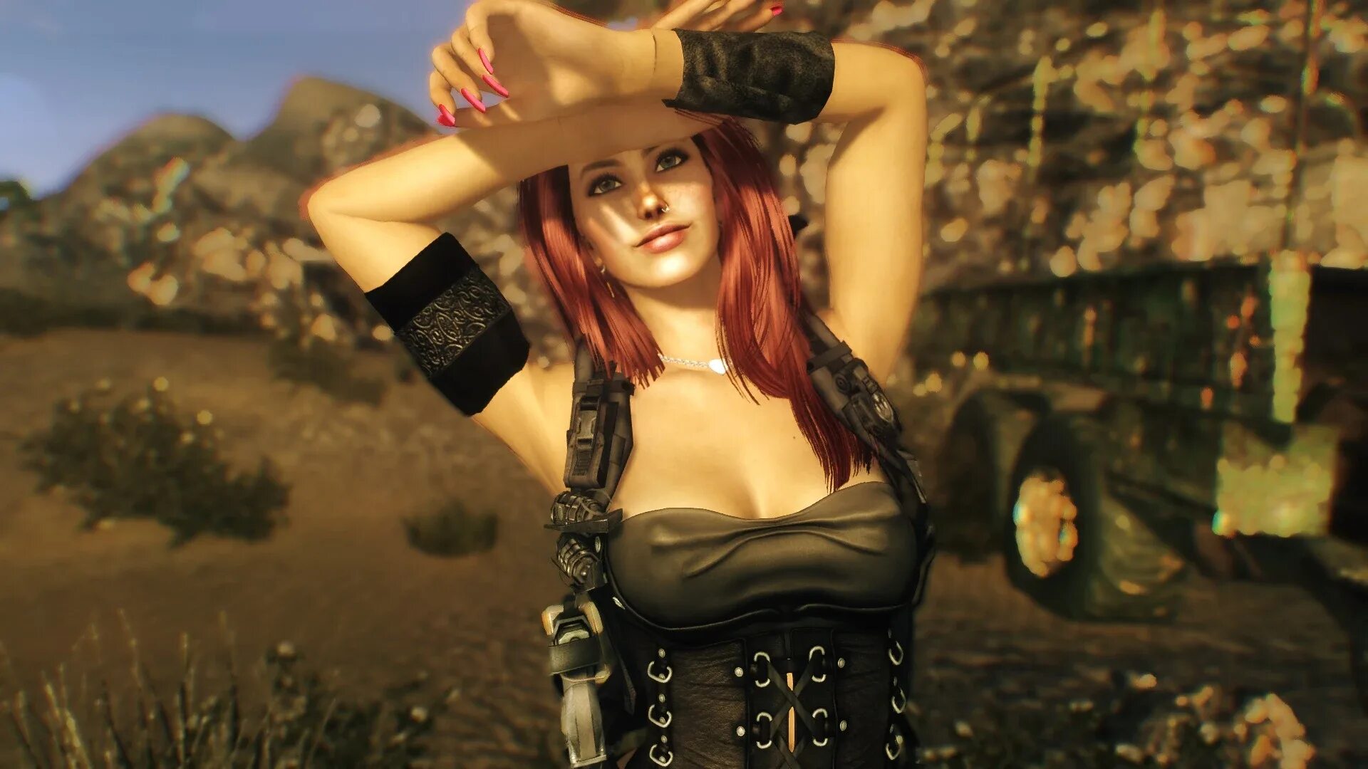 Фоллаут red head sound. Fallout 4 Vanessa.