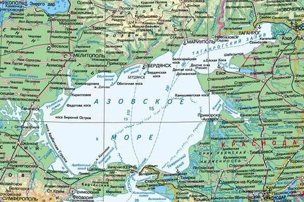 Азовское море карта побережья. Карта Азовское море побережье России с городами. Азовское море карта побережья Россия. Азовское море карта побережья подробная. Города расположенные на азовском море