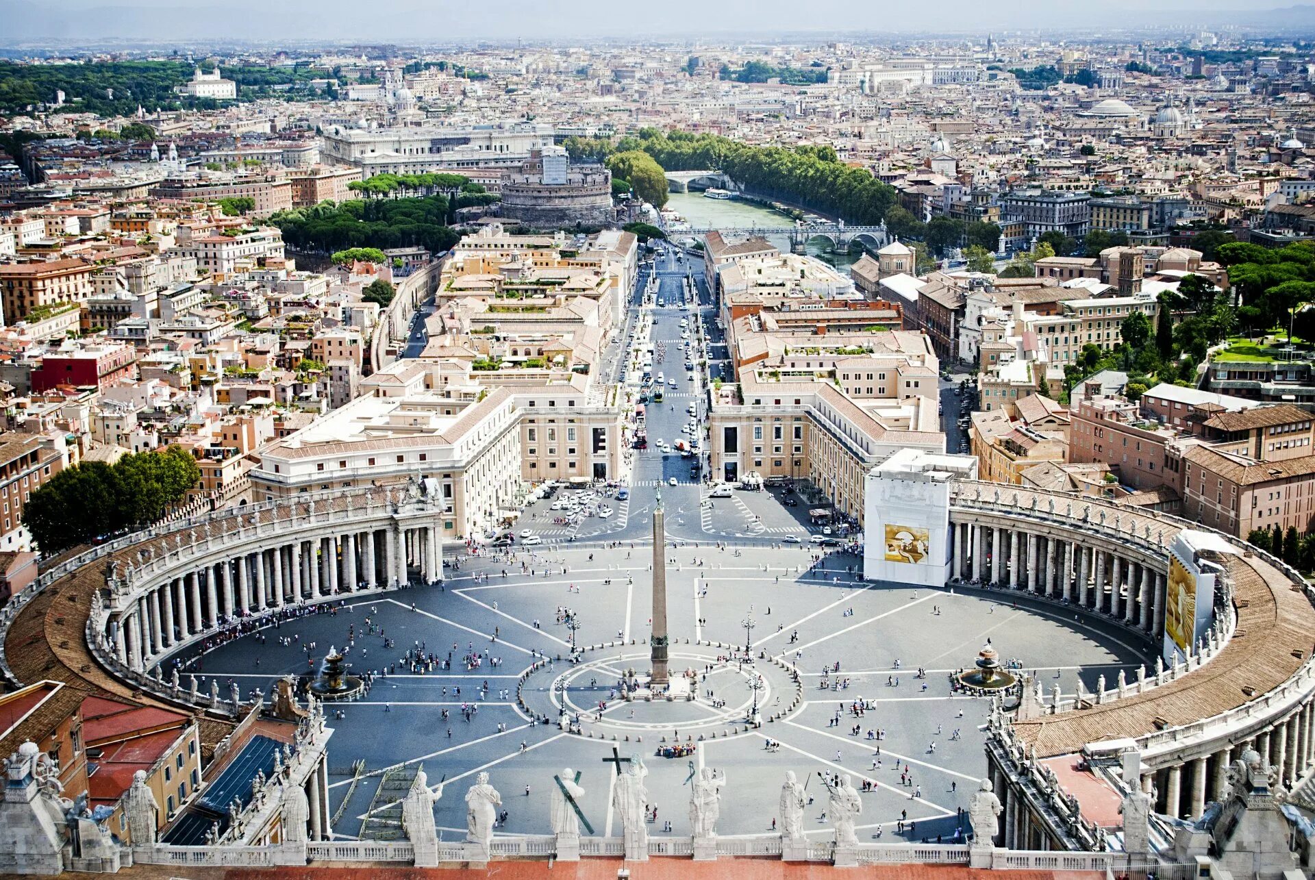 Рим часть вторая. Италия площадь Святого Петра. Пьяцца Сан-Пьетро в Риме. Площадь св Петра в Риме.