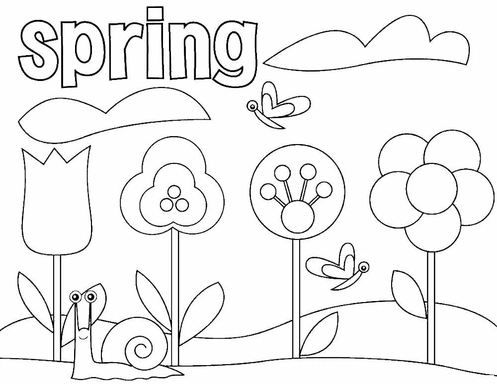 Цвета раскраска для детей. Раскраска. Весна. Цветочная Поляна раскраска для детей. Весенние раскраски для детей. Раскраска Весна для детей.