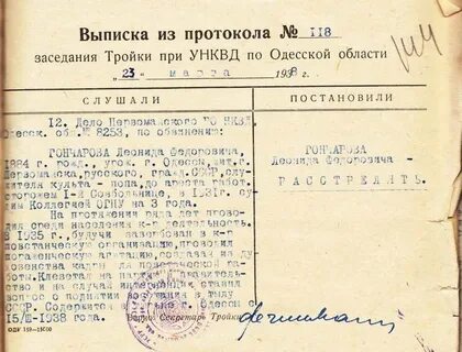 Спицын о репрессиях