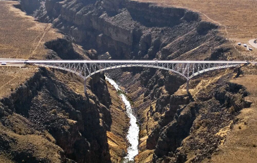 Мост через ущелье. Rio grande gorge bridge. мост через ущелье рио-гранде. нью мексико мост. rio grande gorge bridge нҗю мексико.