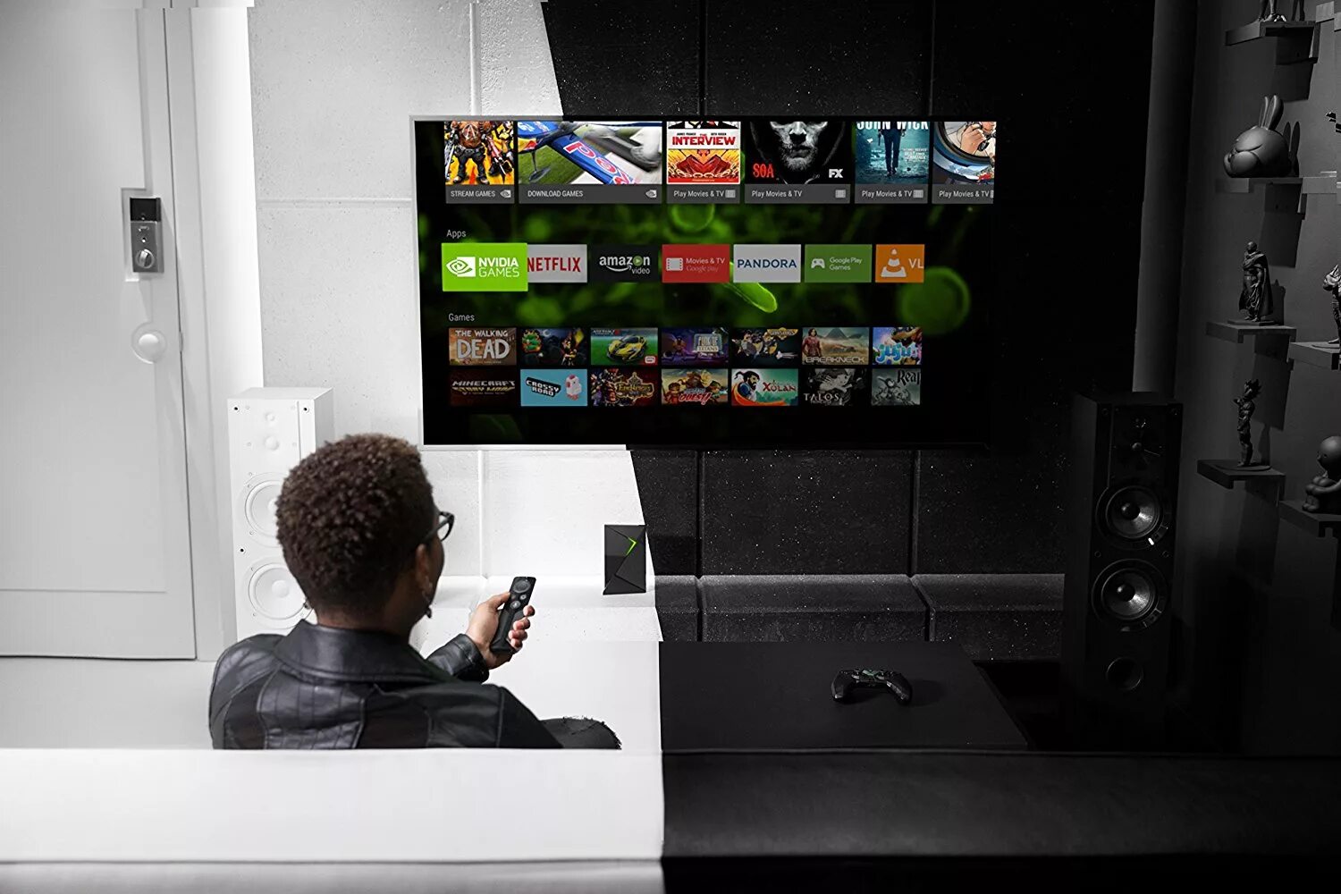 NVIDIA Shield Android TV Pro. Игры на NVIDIA Shield TV. Игровой телевизор. Поиграем в игру на телевизоре