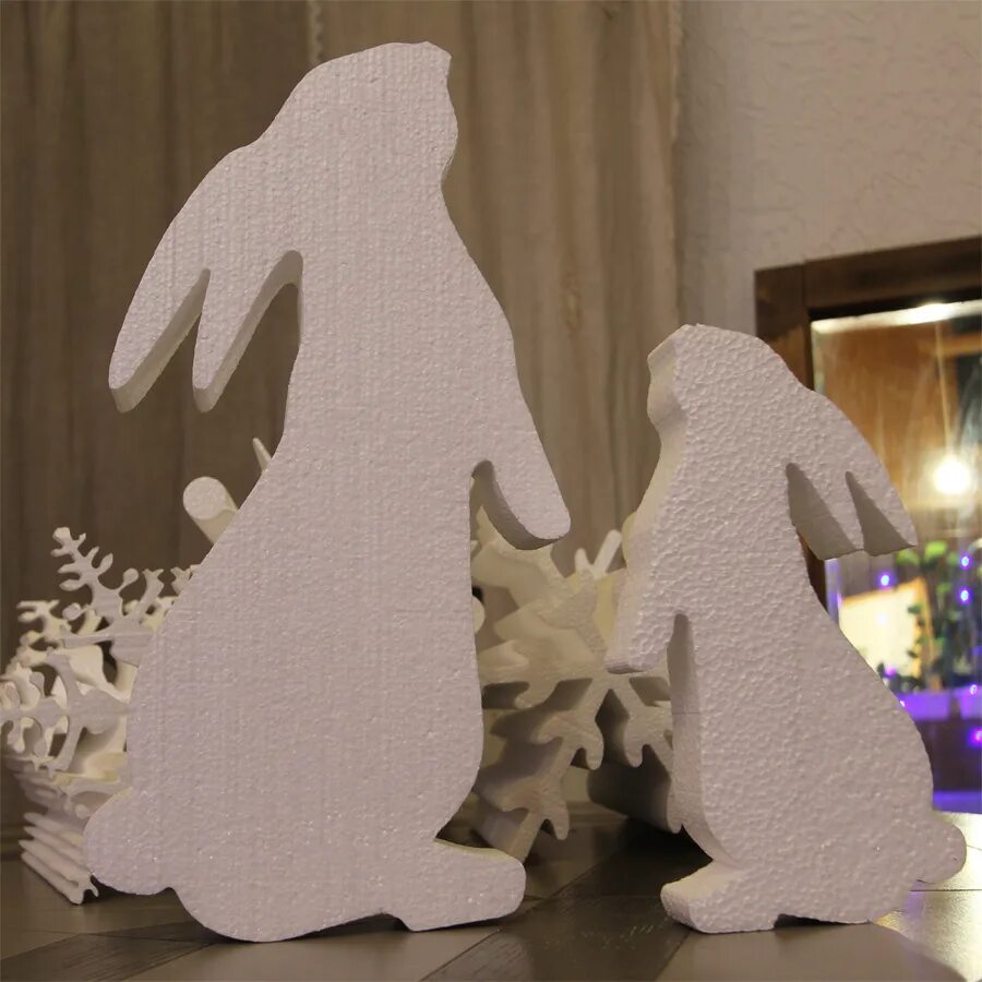 Фигуры из пенопласта. Новогодние фигуры из пенопласта. Фигуры из пенопластика. Фигурки из пенопласта на новый год