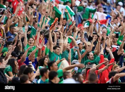 SAN DIEGO, CA-JUNE 1, 2016: | .Soccer fans do the wave at Qualcomm Stadium ...