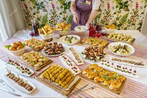 Праздничный стол на 20 человек меню
