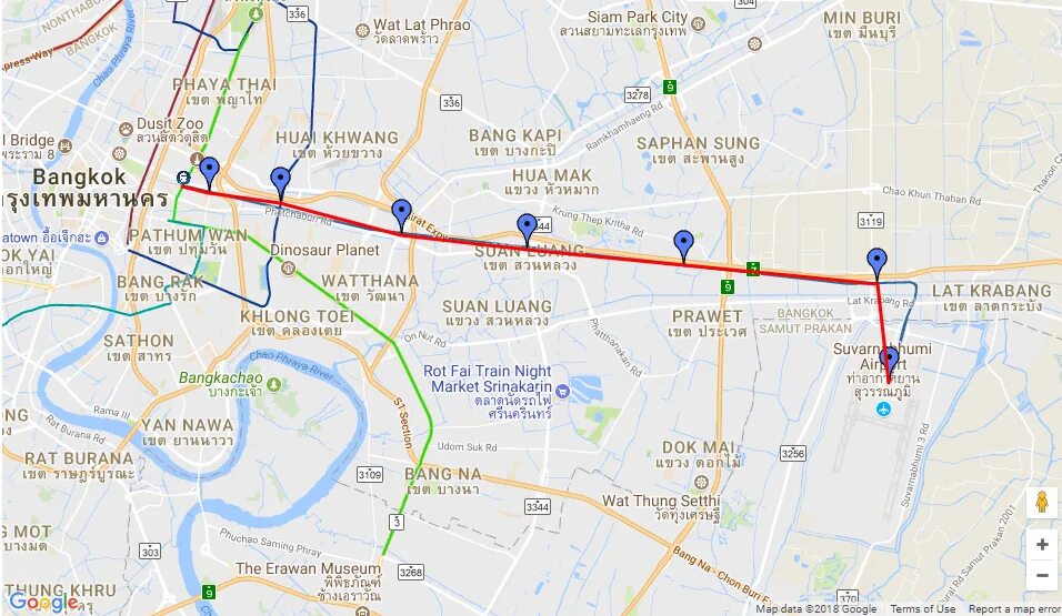 Аэропорт Дон Муанг Бангкок на карте. Карта Бангкока Дон Муанг Суварнабхуми. Аэропорты Бангкока Суварнабхуми и Дон Муанг на карте. Аэропорт Бангкока Суварнабхуми на карте Бангкока.