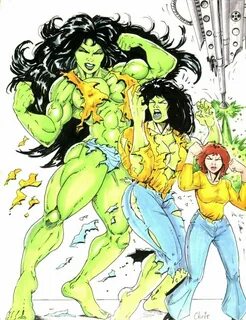 Commission for MercBlue She Hulk Transformation, Transformations, Superhero...