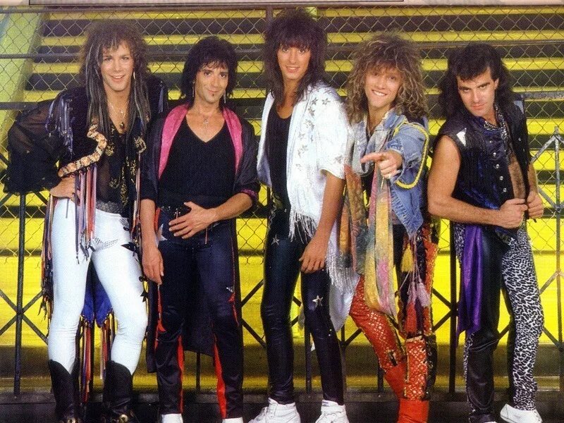 Группы 80. Bon Jovi 1986. Бон Джови в 80х. Bon Jovi фото группы. Bon Jovi в 80-х.