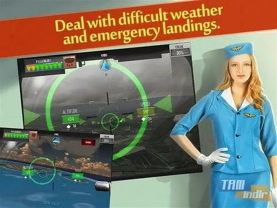 Emergency landing. Emergency landing