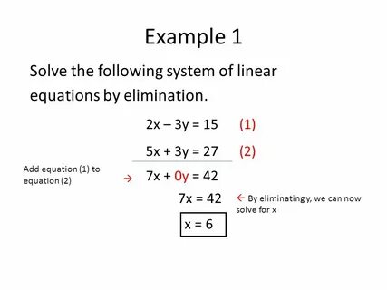 Solve system