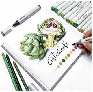Рисунки нарисованные скетч маркерами